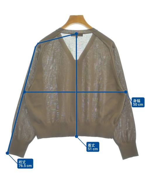 UNTITLED（アンタイトル）カーディガン 茶 サイズ:2(M位) レディース/2200625380046