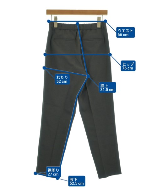 UNTITLED（アンタイトル）スラックス グレー サイズ:1(S位) レディース/2200625380053