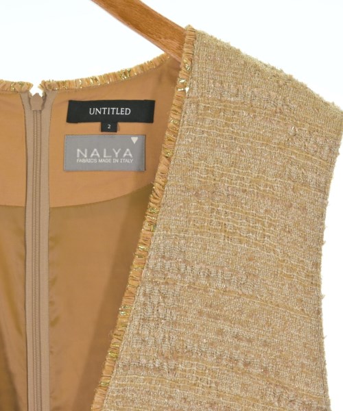 UNTITLED（アンタイトル）ワンピース ベージュ サイズ:2(M位) レディース/2200625924011
