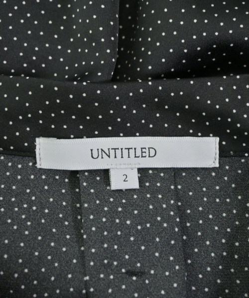 UNTITLED（アンタイトル）ブラウス 黒 サイズ:2(M位) レディース/2200622370033
