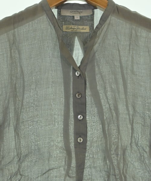UNTITLED（アンタイトル）カジュアルシャツ グレー サイズ:2(M位) レディース/2200622567068