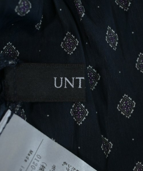 UNTITLED（アンタイトル）ブラウス 紺 サイズ:2(M位) レディース/2200639291093