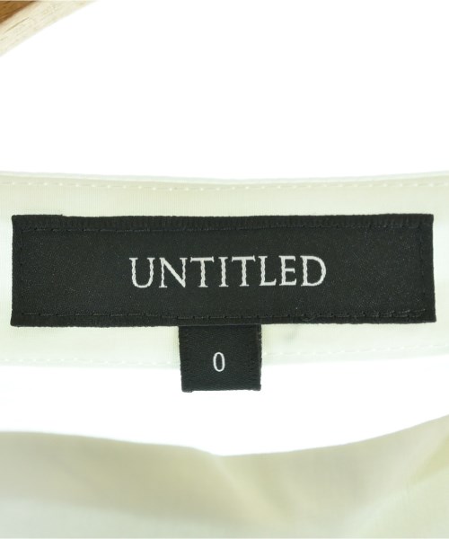 UNTITLED（アンタイトル）ブラウス 白 サイズ:0(XS位) レディース/2200620992244