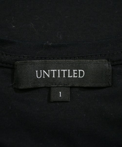 UNTITLED（アンタイトル）Tシャツ・カットソー 黒 サイズ:1(S位) レディース/2200620992565