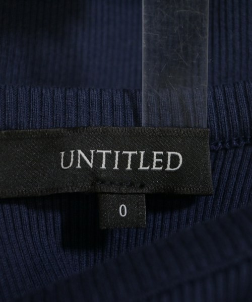 UNTITLED（アンタイトル）Tシャツ・カットソー 紺 サイズ:0(XS位) レディース/2200620992619