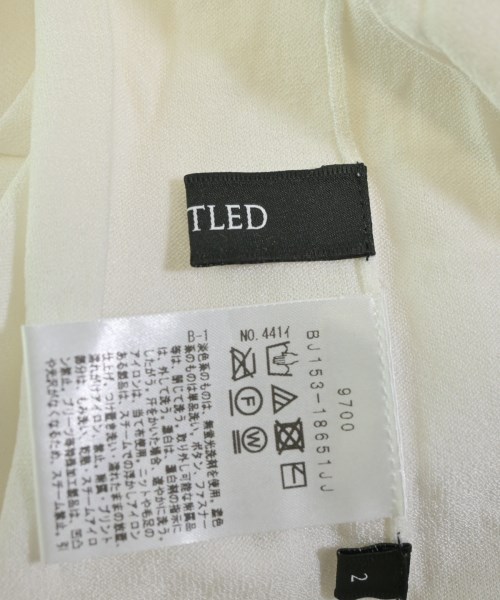 UNTITLED（アンタイトル）ベスト/ノースリーブ 白 サイズ:2(M位) レディース/2200620992633