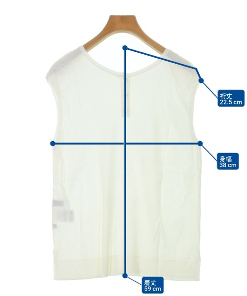 UNTITLED（アンタイトル）ベスト/ノースリーブ 白 サイズ:2(M位) レディース/2200620992633