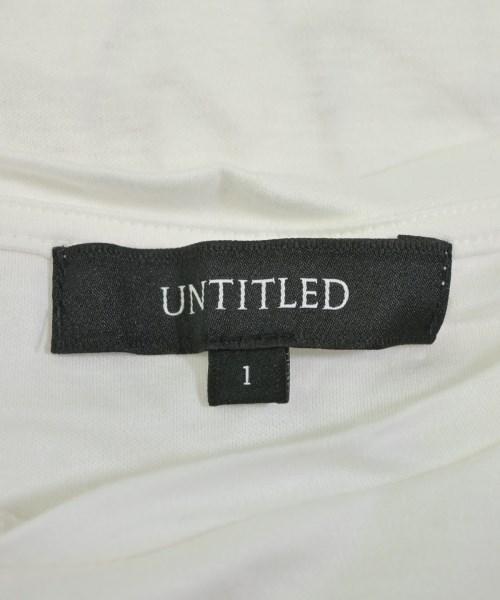 UNTITLED（アンタイトル）Tシャツ・カットソー 白 サイズ:1(S位) レディース/2200620992688