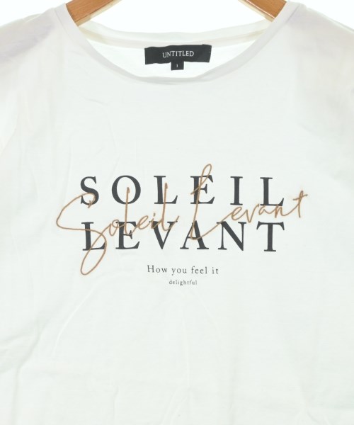 UNTITLED（アンタイトル）Tシャツ・カットソー 白 サイズ:1(S位) レディース/2200620992688