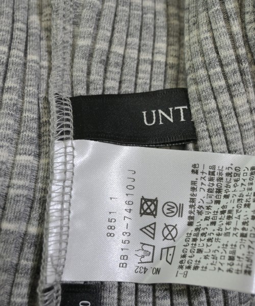 UNTITLED（アンタイトル）ロング・マキシ丈スカート グレー サイズ:0(XS位) レディース/2200620992770