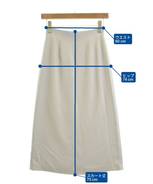 UNTITLED（アンタイトル）ロング・マキシ丈スカート グレー サイズ:0(XS位) レディース/2200620992800