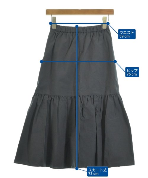 UNTITLED（アンタイトル）ロング・マキシ丈スカート 紺 サイズ:0(XS位) レディース/2200620992817