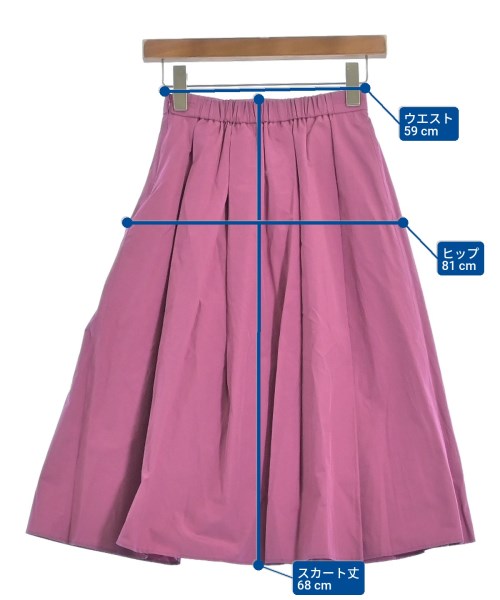 UNTITLED（アンタイトル）ロング・マキシ丈スカート 紫 サイズ:0(XS位) レディース/2200620992879