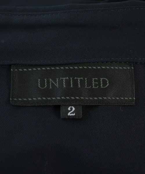UNTITLED（アンタイトル）シャツワンピース 紺 サイズ:2(M位) レディース/2200621378030