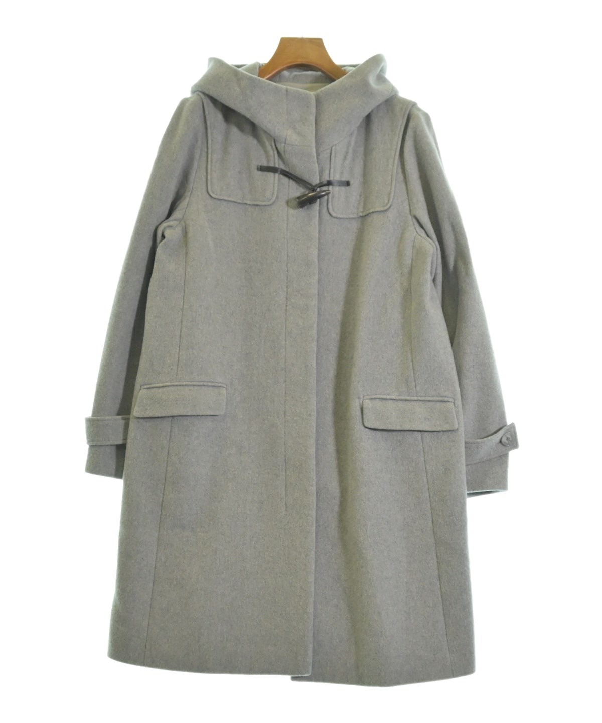 UNTITLED（アンタイトル）ダッフルコート グレー サイズ:4(XL位