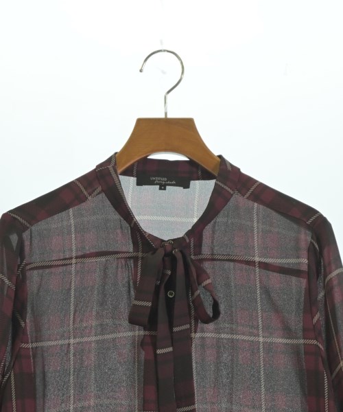 UNTITLED（アンタイトル）ブラウス 赤 サイズ:4(XL位) レディース/2200636983274