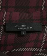 UNTITLED（アンタイトル）ブラウス 赤 サイズ:4(XL位) レディース/2200636983274