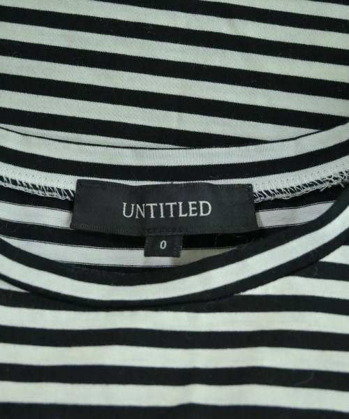 UNTITLED（アンタイトル）Tシャツ・カットソー 黒 サイズ:0(XS位) レディース/2200624595106