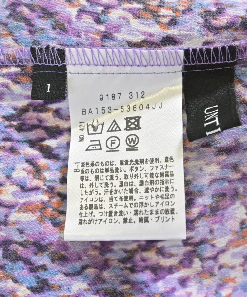 UNTITLED（アンタイトル）ワンピース 紫 サイズ:1(S位) レディース/2200624595120