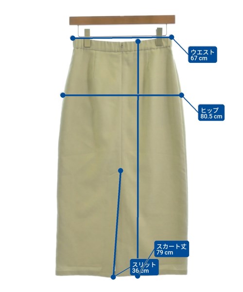 UNTITLED（アンタイトル）ロング・マキシ丈スカート ベージュ サイズ:1(S位) レディース/2200634119064