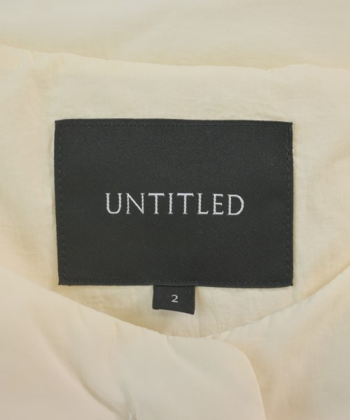 UNTITLED（アンタイトル）ダウンジャケット/ダウンベスト 白 サイズ:2(M位) レディース/2200634119095