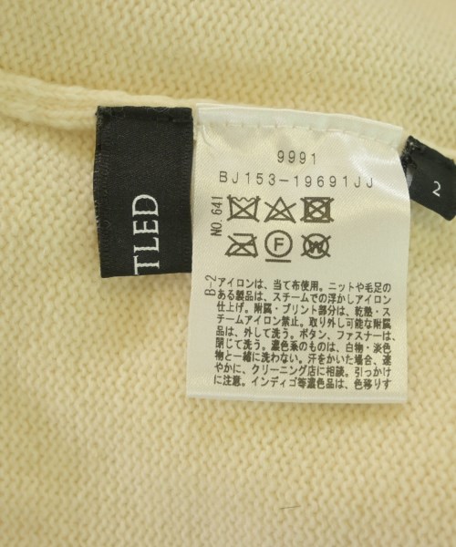 UNTITLED（アンタイトル）ニット・セーター 白 サイズ:2(M位) レディース/2200625990047