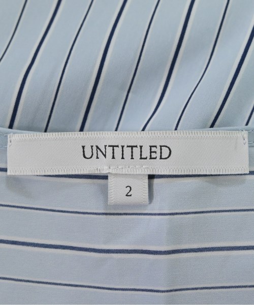 UNTITLED（アンタイトル）ブラウス 青 サイズ:2(M位) レディース/2200620798112
