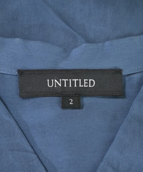 UNTITLED（アンタイトル）ブラウス 青 サイズ:2(M位) レディース/2200625195053