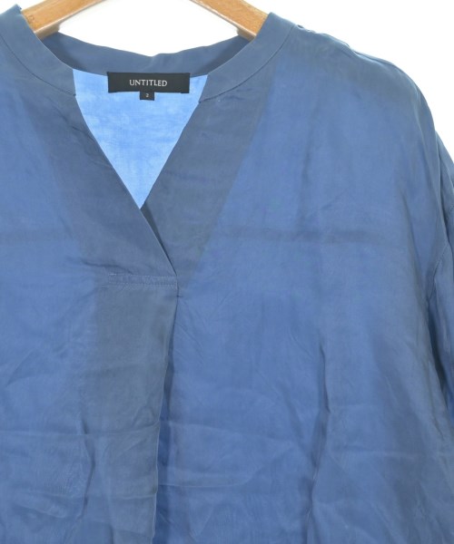 UNTITLED（アンタイトル）ブラウス 青 サイズ:2(M位) レディース/2200625195053