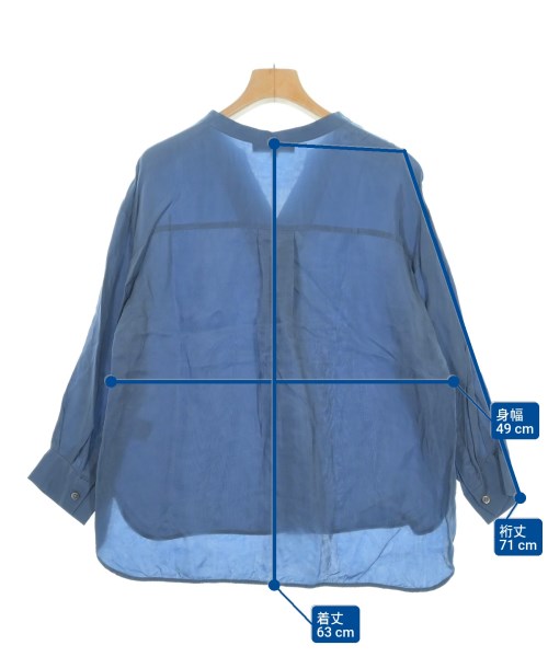 UNTITLED（アンタイトル）ブラウス 青 サイズ:2(M位) レディース/2200625195053