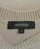 UNTITLED（アンタイトル）ニット・セーター ベージュ サイズ:2(M位) レディース/2200632025268
