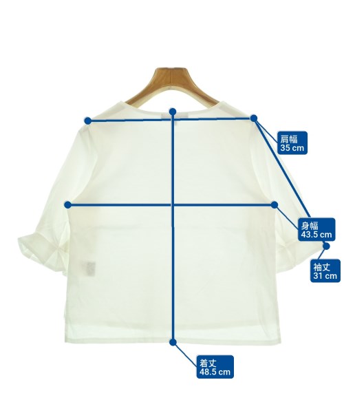 UNTITLED（アンタイトル）Tシャツ・カットソー 白 サイズ:0(XS位) レディース/2200627705052