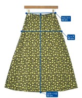 UNTITLED（アンタイトル）ロング・マキシ丈スカート 黄 サイズ:1(S位) レディース/2200627705113