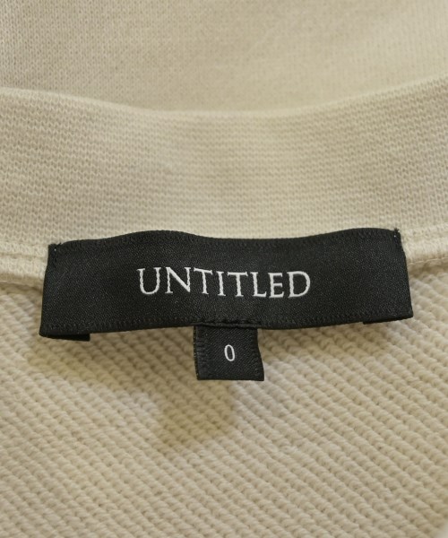 UNTITLED（アンタイトル）スウェット ベージュ サイズ:0(XS位) レディース/2200631605010
