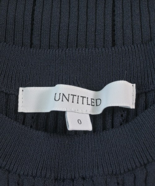 UNTITLED（アンタイトル）ニット・セーター 紺 サイズ:0(XS位) レディース/2200631605140