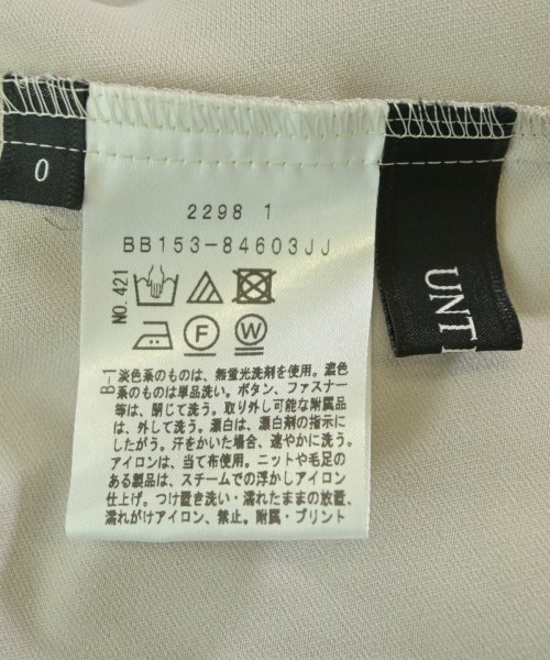 UNTITLED（アンタイトル）ブラウス 白 サイズ:0(XS位) レディース/2200631605171