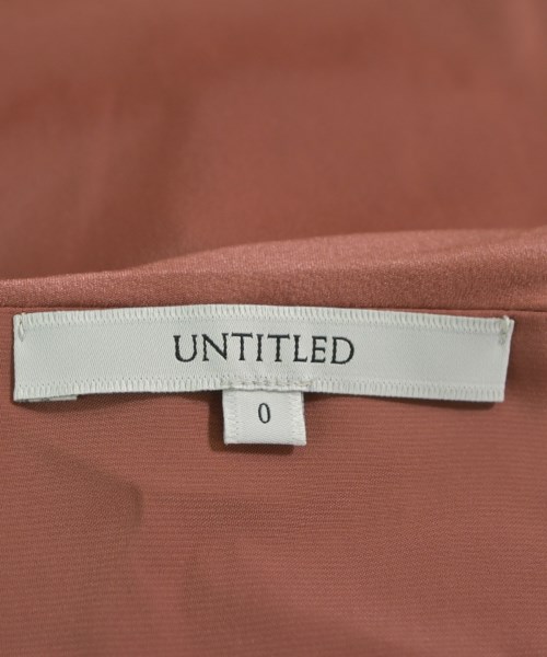 UNTITLED（アンタイトル）ブラウス ピンク サイズ:0(XS位) レディース/2200631605188