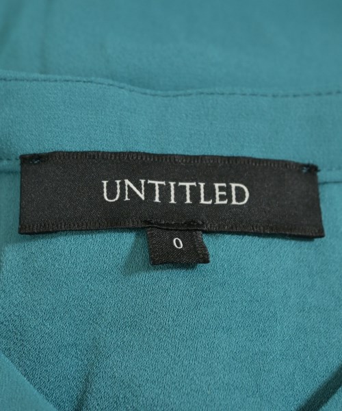 UNTITLED（アンタイトル）ブラウス 青 サイズ:0(XS位) レディース/2200631605201