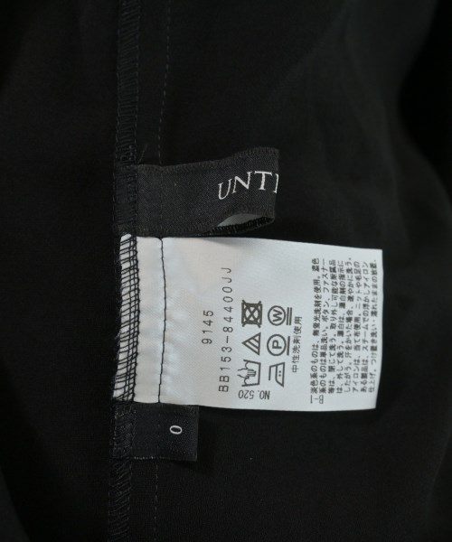 UNTITLED（アンタイトル）ブラウス 黒 サイズ:0(XS位) レディース/2200631605249