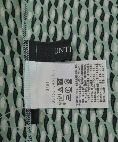 UNTITLED（アンタイトル）カジュアルシャツ 緑 サイズ:1(S位) レディース/2200631605263