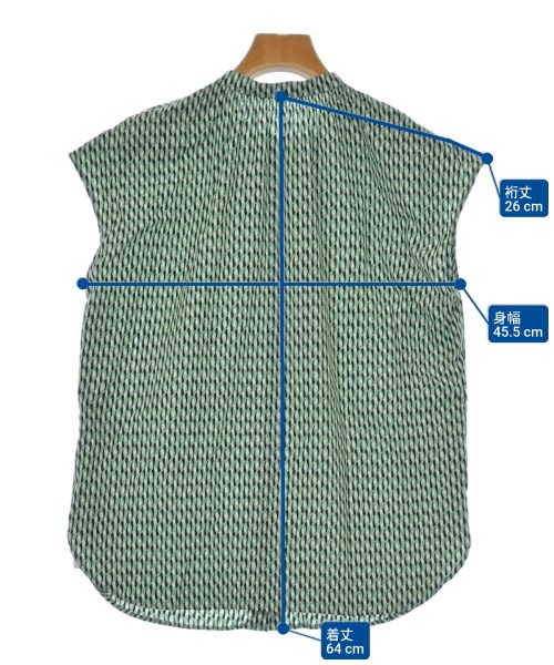 UNTITLED（アンタイトル）カジュアルシャツ 緑 サイズ:1(S位) レディース/2200631605263