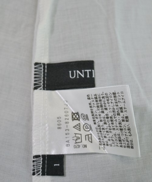 UNTITLED（アンタイトル）ブラウス 白 サイズ:1(S位) レディース/2200631605270