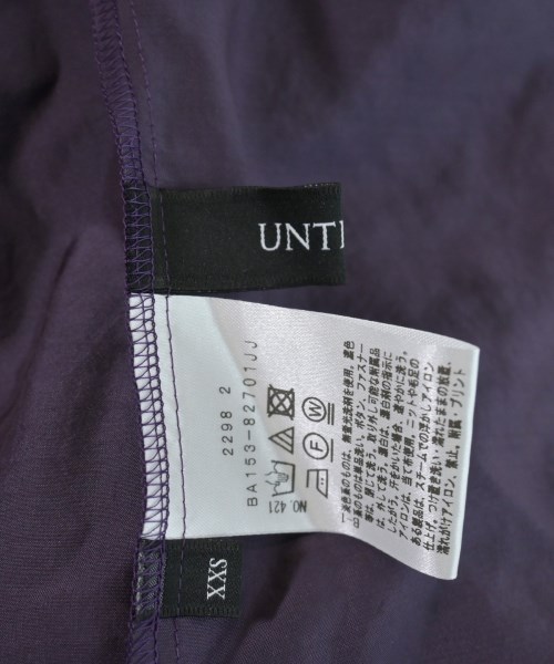 UNTITLED（アンタイトル）ブラウス 紫 サイズ:XXS レディース/2200631605300