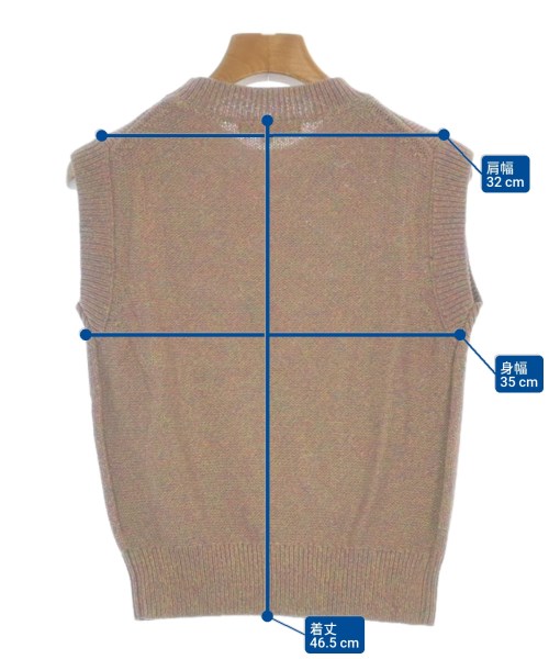 UNTITLED（アンタイトル）ベスト/ノースリーブ ピンク サイズ:0(XS位) レディース/2200631605324