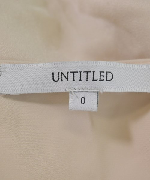 UNTITLED（アンタイトル）ブラウス ベージュ サイズ:0(XS位) レディース/2200631605447