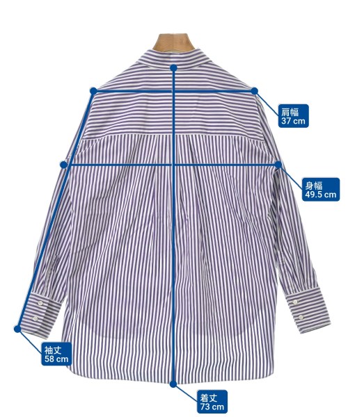 UNTITLED（アンタイトル）カジュアルシャツ 紫 サイズ:1(S位) レディース/2200641070013