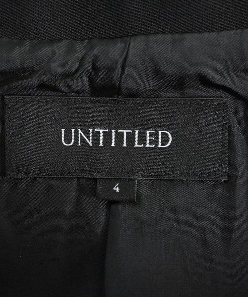 UNTITLED（アンタイトル）カジュアルジャケット 黒 サイズ:4(XL位) レディース/2200619982010