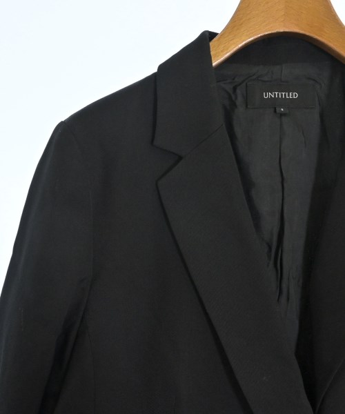 UNTITLED（アンタイトル）カジュアルジャケット 黒 サイズ:4(XL位) レディース/2200619982010
