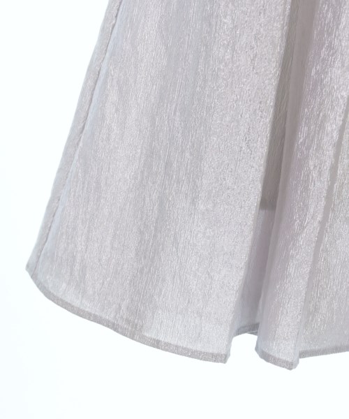 UNTITLED（アンタイトル）ロング・マキシ丈スカート シルバー サイズ:2(M位) レディース/2200619982072