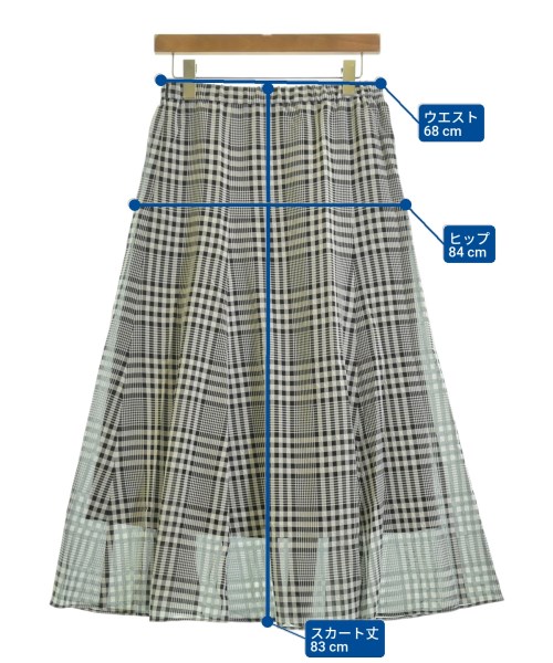 UNTITLED（アンタイトル）ロング・マキシ丈スカート 黒 サイズ:2(M位) レディース/2200619982089